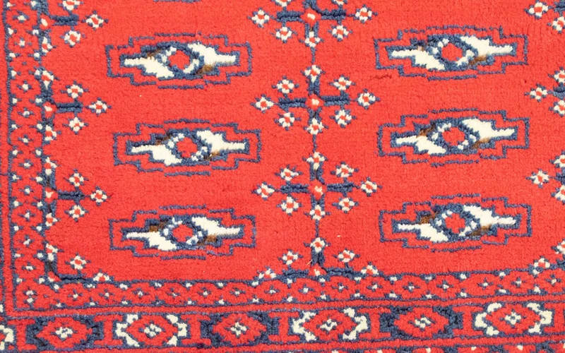 Turkaman Teppich 60x130cm - Orientteppich - rot