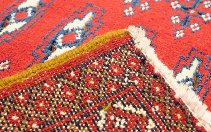 Turkaman Teppich 60x130cm - Orientteppich - rot