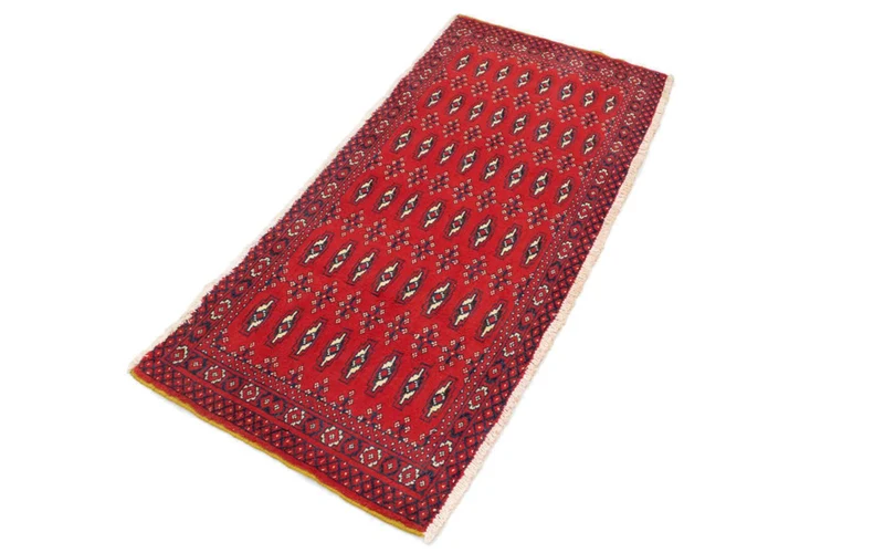 Turkaman Teppich 60x130cm - Orientteppich - rot