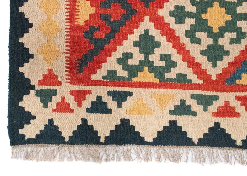 Kelim Fars Teppich 120x180cm - rot