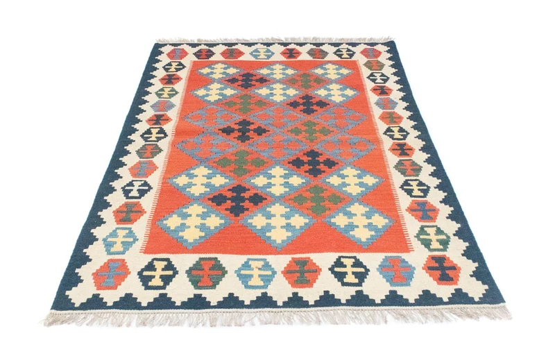 Kelim Fars Teppich 120x180cm - rot