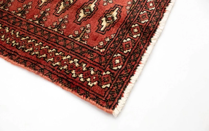 Turkaman Teppich 60x130cm - Orientteppich - rost