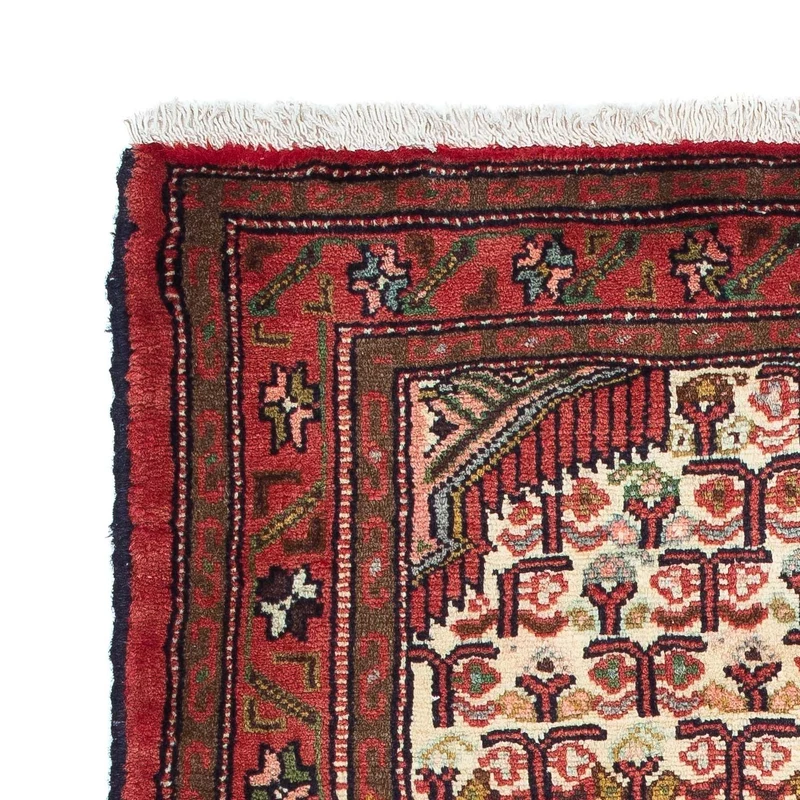 Hamadan Teppich 80x125cm - Perserteppich - beige