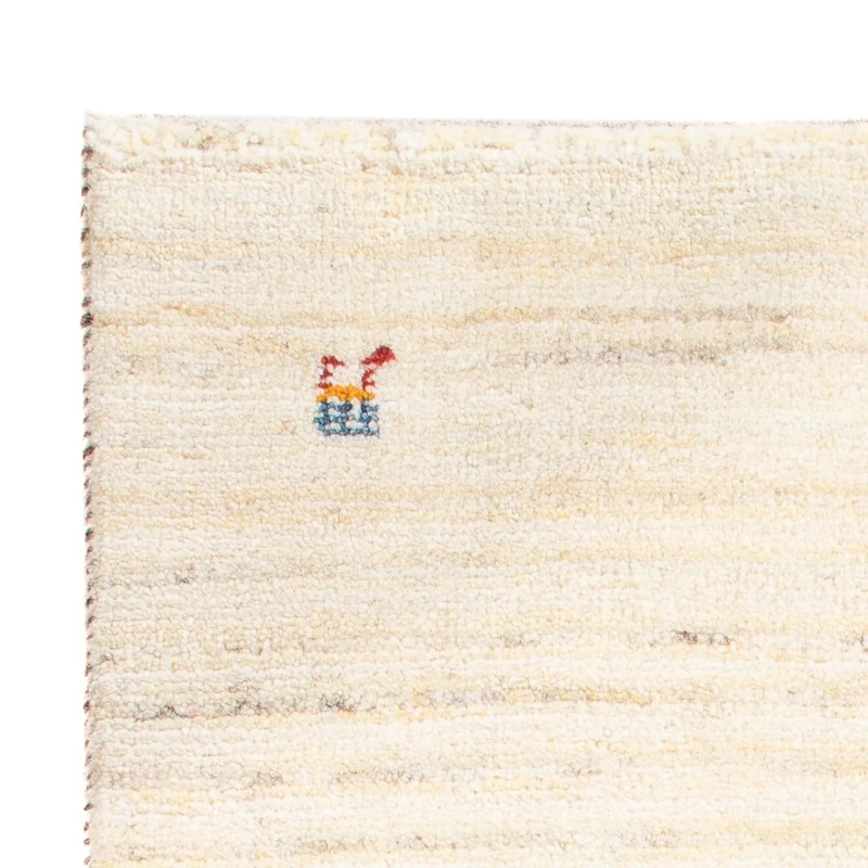 Gabbeh Persisch Teppich 60x86cm - Perserteppich Wollteppich - beige