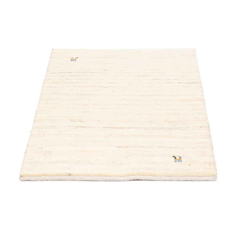 Gabbeh Persisch Teppich 60x86cm - Perserteppich Wollteppich - beige