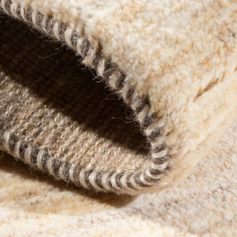 Gabbeh Persisch Teppich 60x86cm - Perserteppich Wollteppich - beige