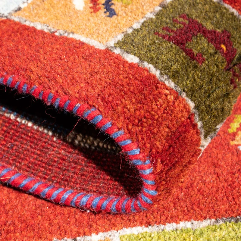 Gabbeh Teppich - Perser - 61 x 88 cm - mehrfarbig