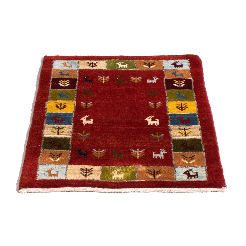 Gabbeh Teppich - Perser - 61 x 88 cm - mehrfarbig