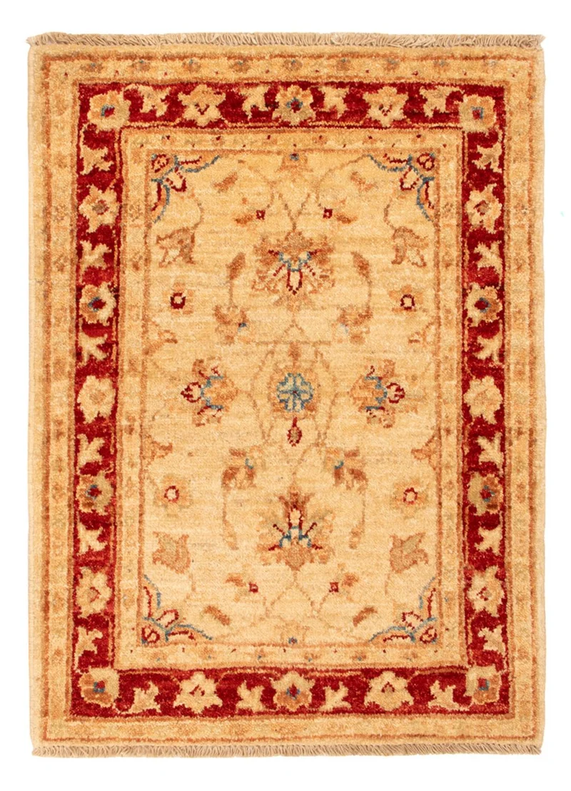 Ziegler Teppich 51x70cm - Orientteppich - beige
