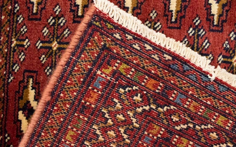 Turkaman Teppich 60x130cm - Orientteppich - rot
