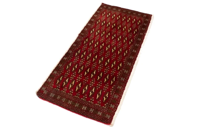 Turkaman Teppich 60x130cm - Orientteppich - rot
