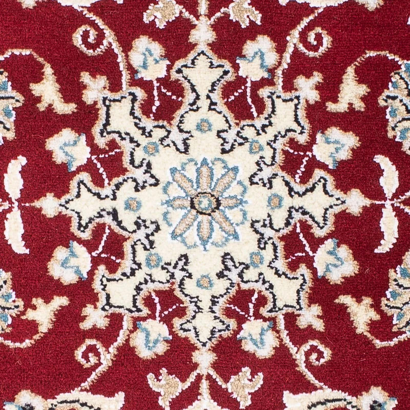 Nain - 12La Teppich 56x89cm - Perserteppich - dunkelrot