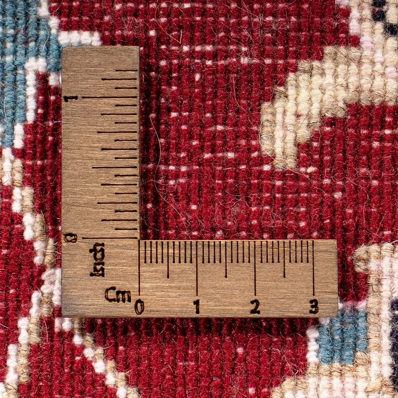 Nain - 12La Teppich 56x89cm - Perserteppich - dunkelrot