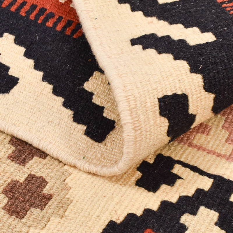 Kelim Fars Teppich 105x150cm - beige
