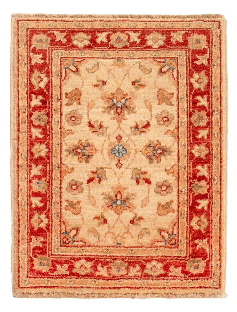 Ziegler Teppich 52x70cm - Orientteppich - beige