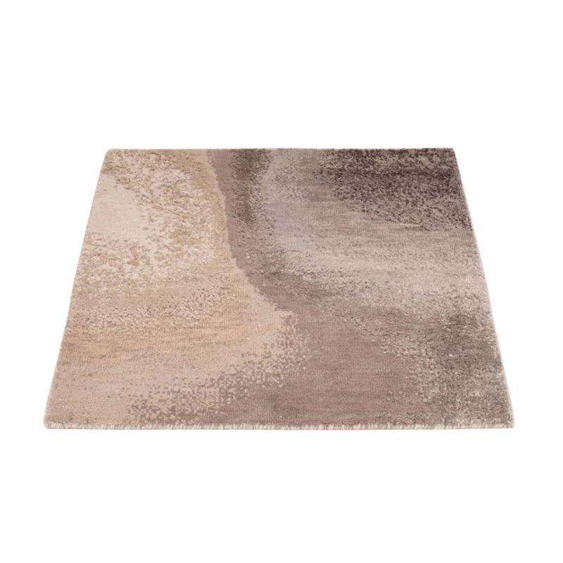 Designer Teppich 60x60cm - beige