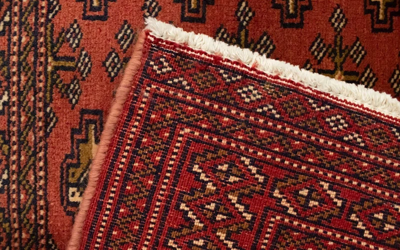 Turkaman Teppich 60x130cm - Orientteppich - rot