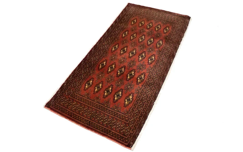 Turkaman Teppich 60x130cm - Orientteppich - rot