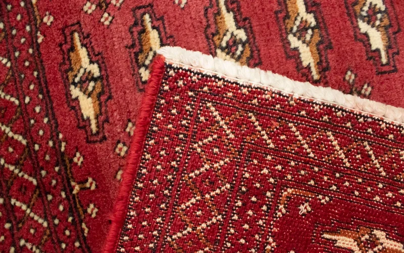 Turkaman Teppich 60x130cm - Orientteppich - rot