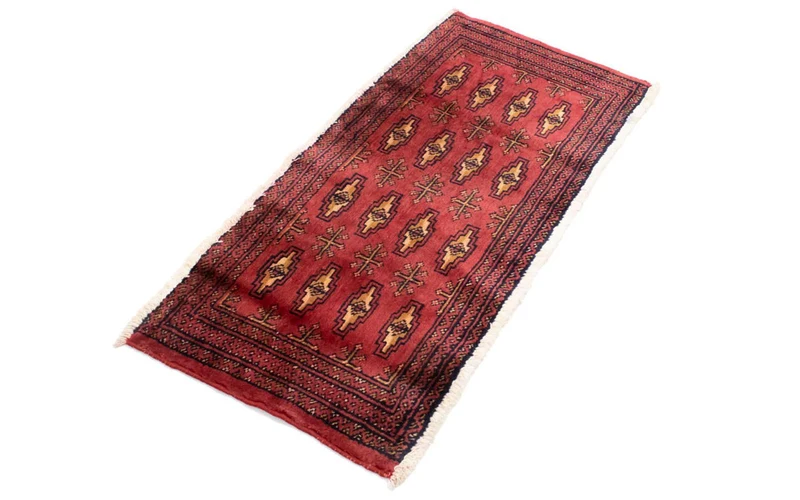 Turkaman Teppich 60x130cm - Orientteppich - rot