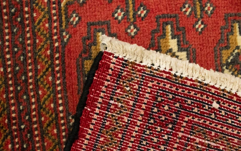 Turkaman Teppich 60x130cm - Orientteppich - rot