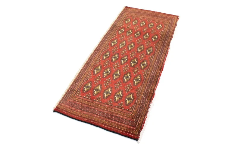 Turkaman Teppich 60x130cm - Orientteppich - rot