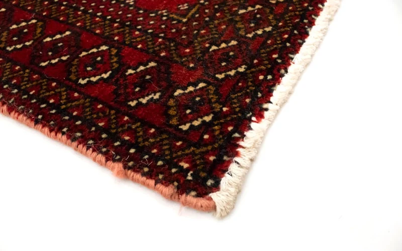 Turkaman Teppich 60x130cm - Orientteppich - rot