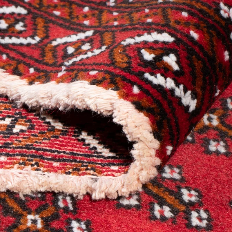 Turkaman Teppich 60x130cm - Orientteppich - rot