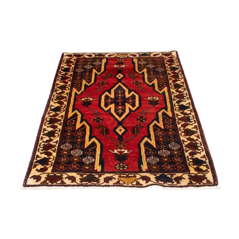 Hamadan Teppich 83x137cm - Perserteppich - rot
