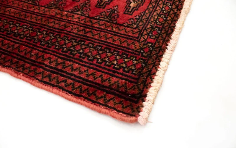 Turkaman Teppich 60x130cm - Orientteppich - rot