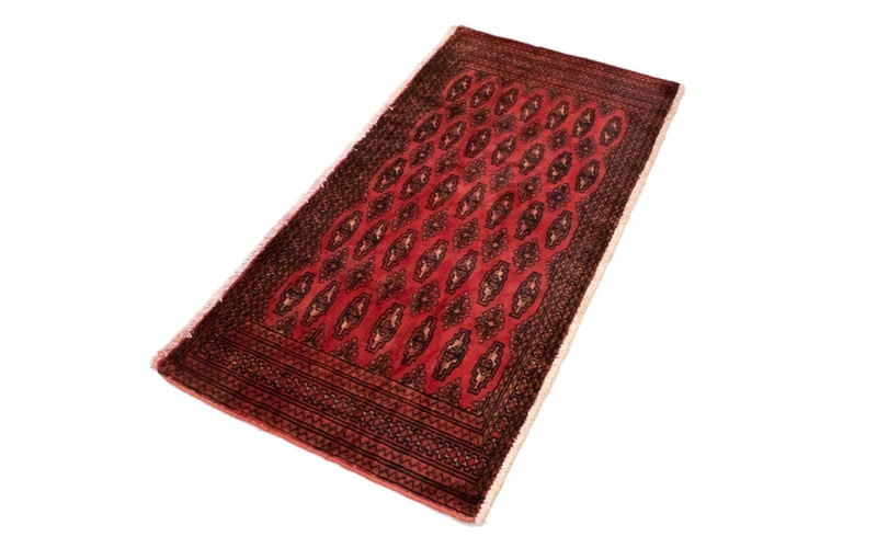 Turkaman Teppich 60x130cm - Orientteppich - rot