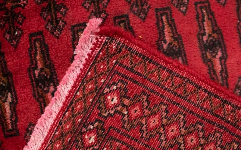 Turkaman Teppich 60x130cm - Orientteppich - rot