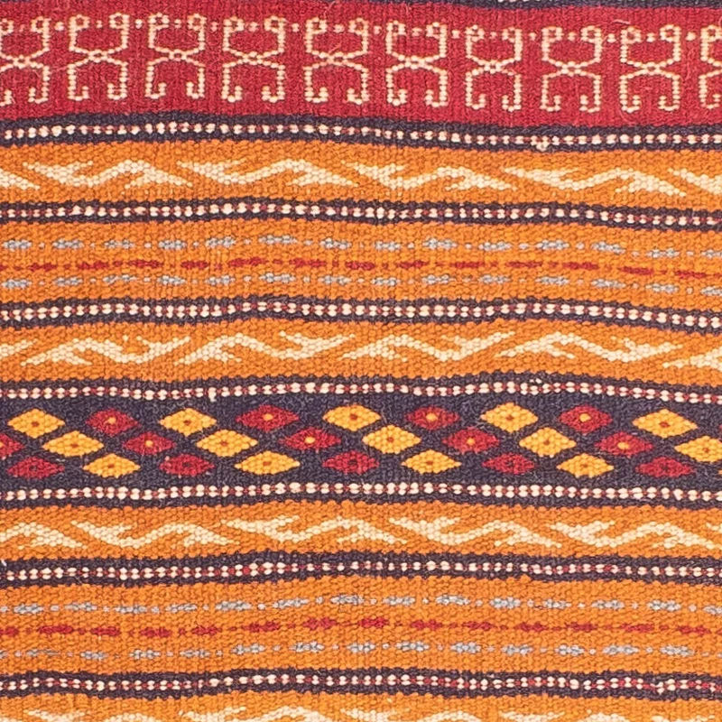 Kelim Senneh Teppich 70x200cm - mehrfarbig