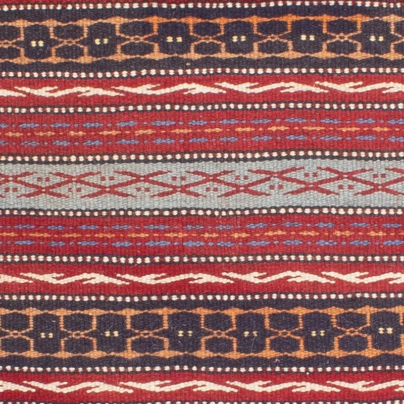 Kelim Senneh Teppich 70x200cm - mehrfarbig