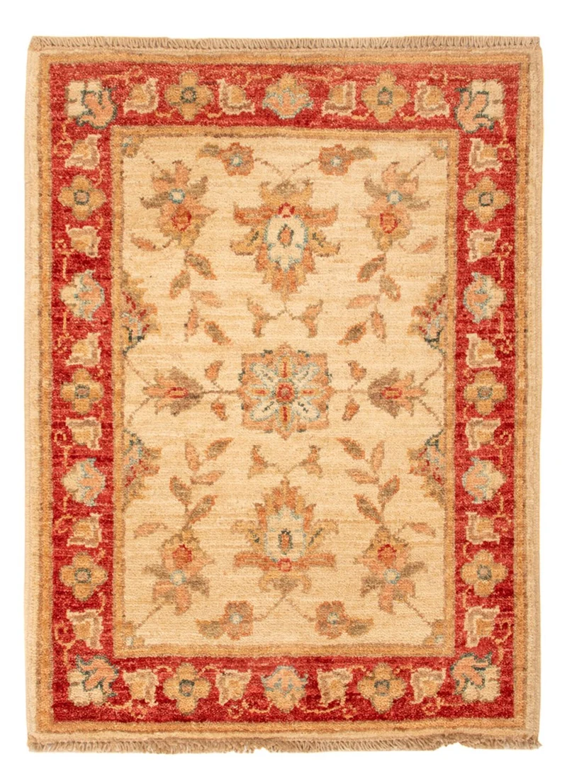 Ziegler Teppich 53x73cm - Orientteppich - beige