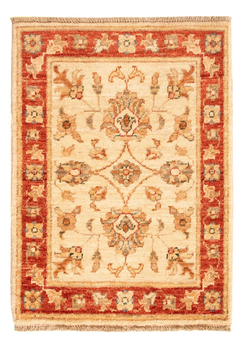 Ziegler Teppich 52x72cm - Orientteppich - beige