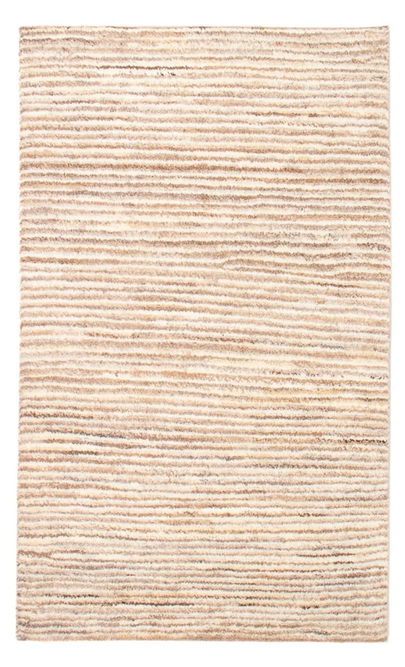 Gabbeh Persisch Teppich 60x95cm - Perserteppich Wollteppich - hellbeige