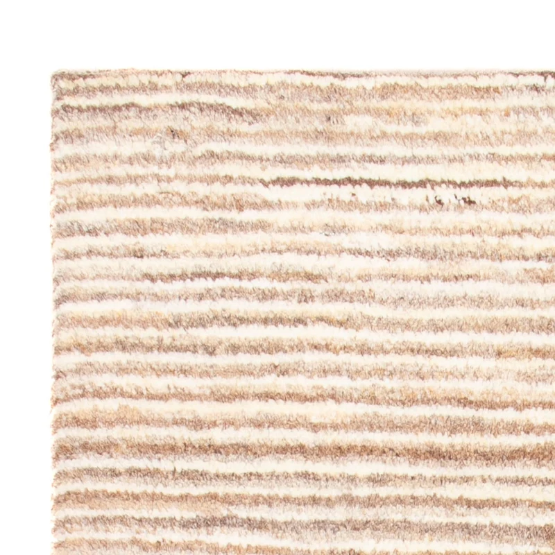 Gabbeh Persisch Teppich 60x95cm - Perserteppich Wollteppich - hellbeige