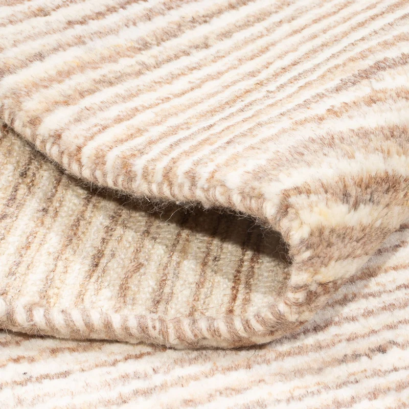 Gabbeh Persisch Teppich 60x95cm - Perserteppich Wollteppich - hellbeige