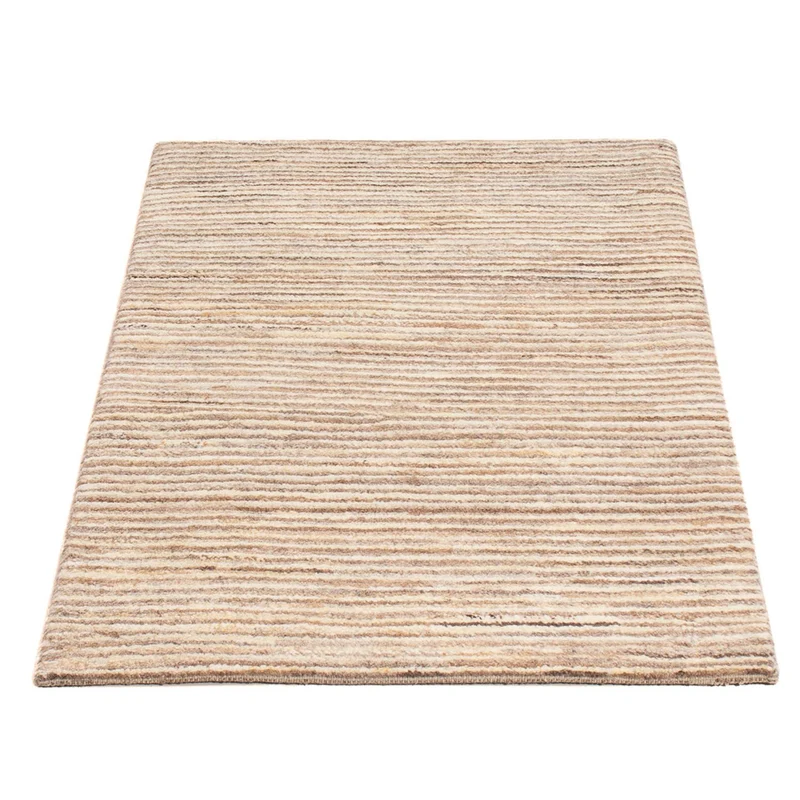 Gabbeh Persisch Teppich 60x95cm - Perserteppich Wollteppich - hellbeige