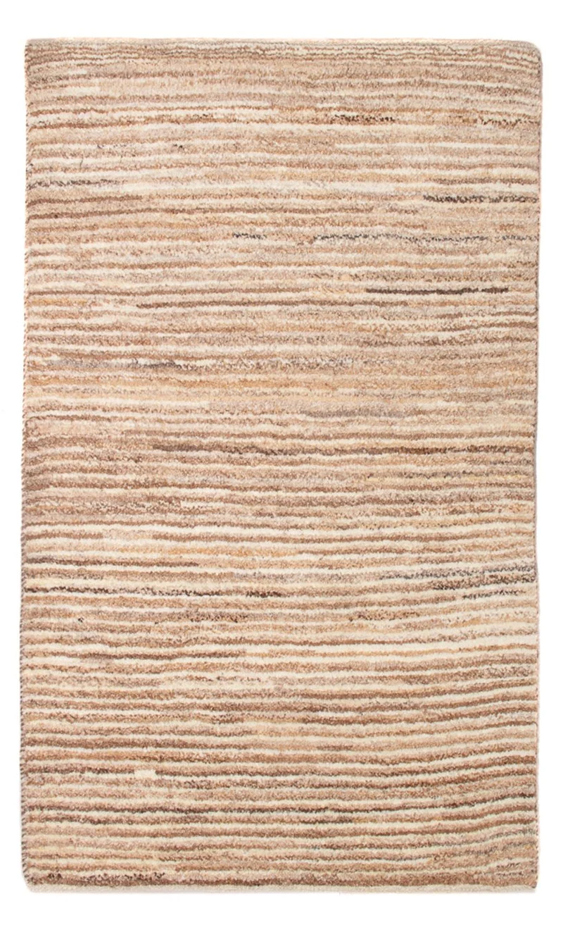 Gabbeh Persisch Teppich 60x94cm - Perserteppich Wollteppich - dunkelbeige