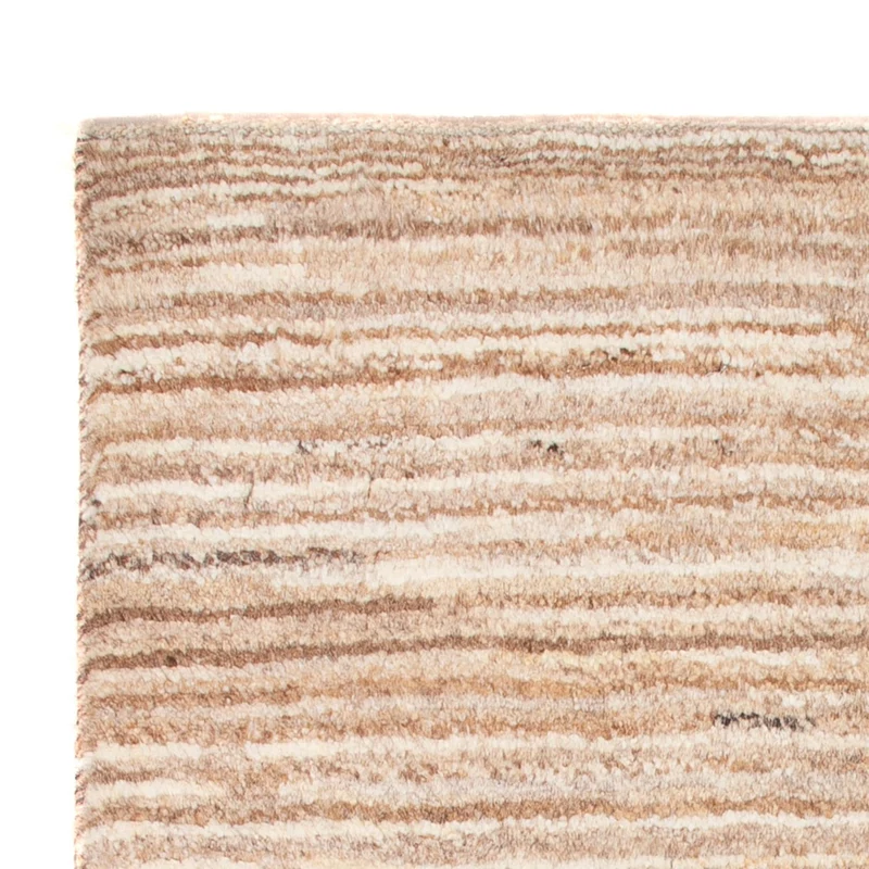 Gabbeh Persisch Teppich 60x94cm - Perserteppich Wollteppich - dunkelbeige