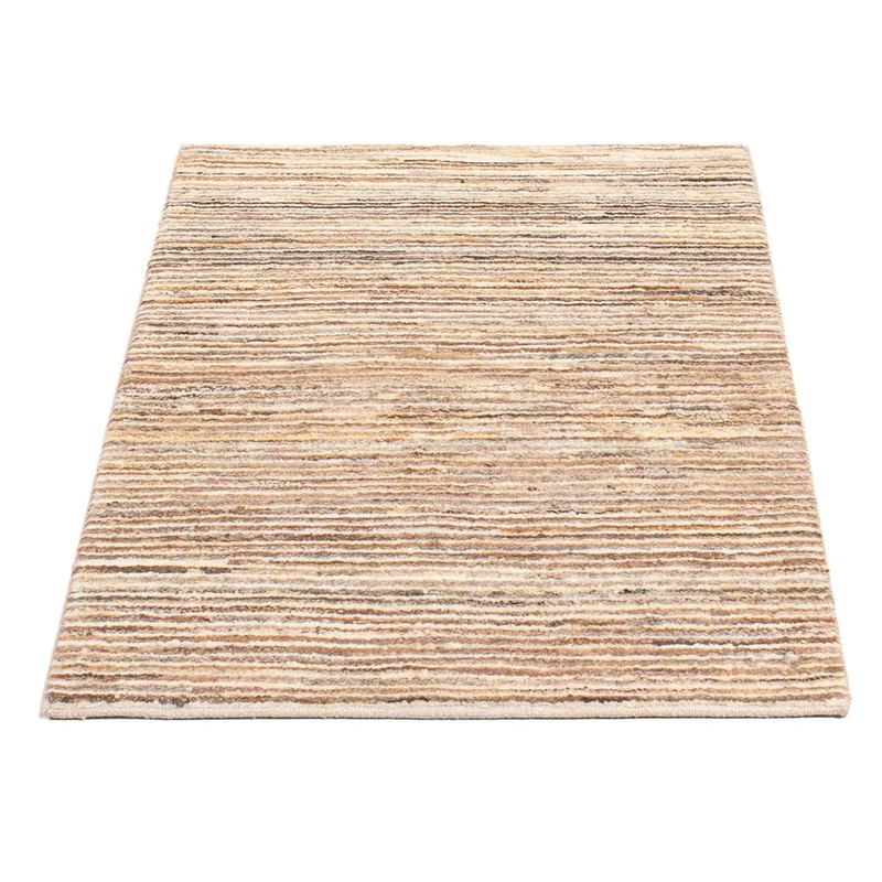 Gabbeh Persisch Teppich 60x94cm - Perserteppich Wollteppich - dunkelbeige