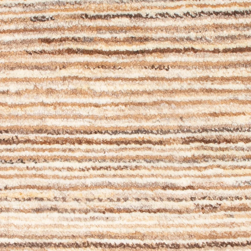 Gabbeh Persisch Teppich 62x95cm - Perserteppich Wollteppich - dunkelbeige