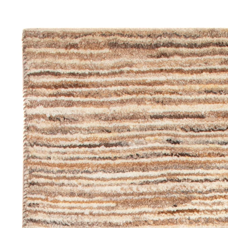 Gabbeh Persisch Teppich 62x95cm - Perserteppich Wollteppich - dunkelbeige