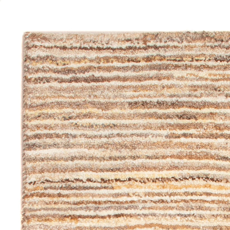 Gabbeh Persisch Teppich 58x90cm - Perserteppich Wollteppich - dunkelbeige