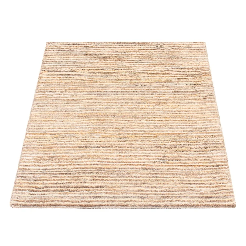 Gabbeh Persisch Teppich 58x90cm - Perserteppich Wollteppich - dunkelbeige