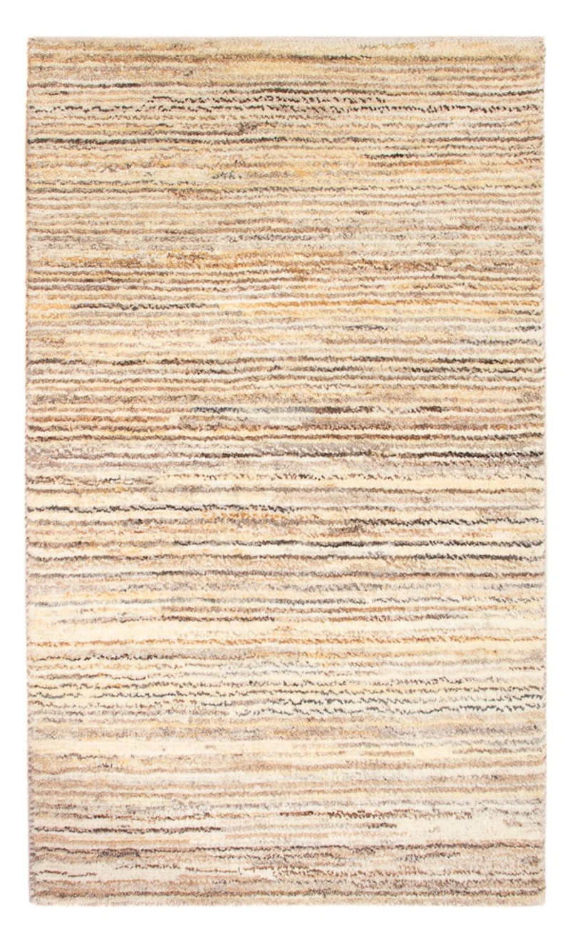 Gabbeh Persisch Teppich 60x95cm - Perserteppich Wollteppich - hellbeige
