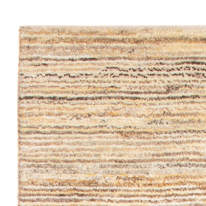Gabbeh Persisch Teppich 60x95cm - Perserteppich Wollteppich - hellbeige