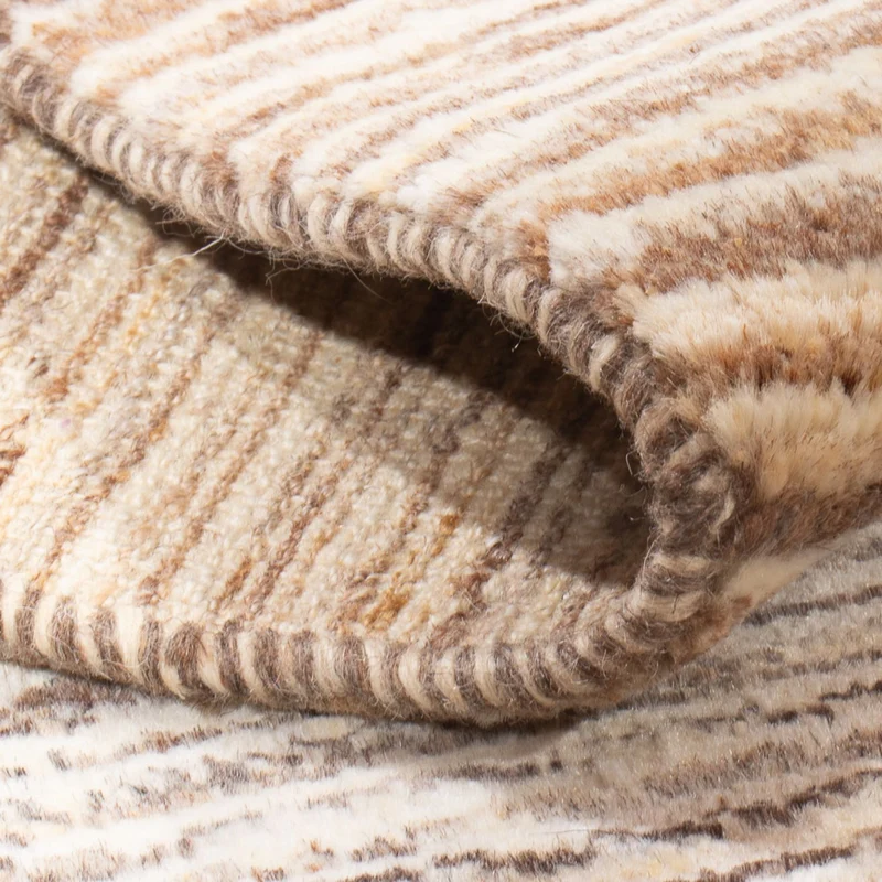 Gabbeh Persisch Teppich 60x92cm - Perserteppich Wollteppich - hellbeige